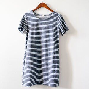 Wishlist Blue and White Stripe Short Sleeve Dress, Size S